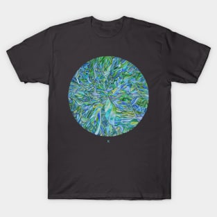 Psychedelic green T-Shirt